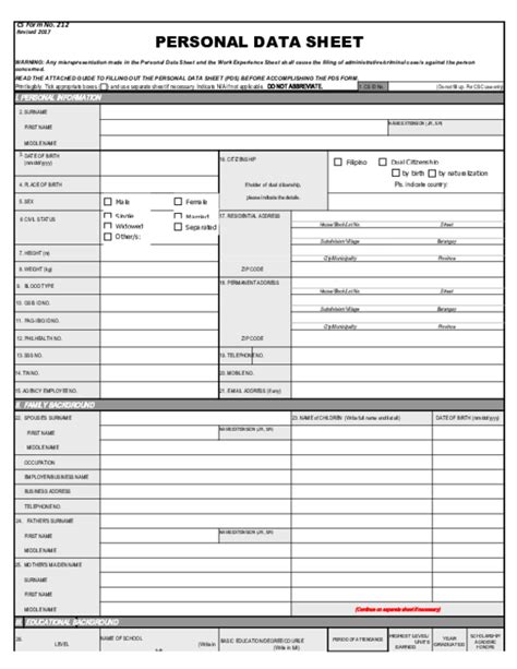 personal data sheet ust|Login .